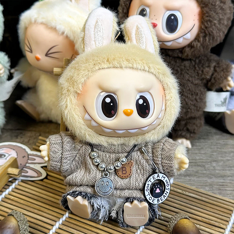 (only-clothes)Only applicable to clothing labubu Sitting Party Baby Clothes First, Second, and Third Generation Blind Box Labubu Baby Clothes Plush