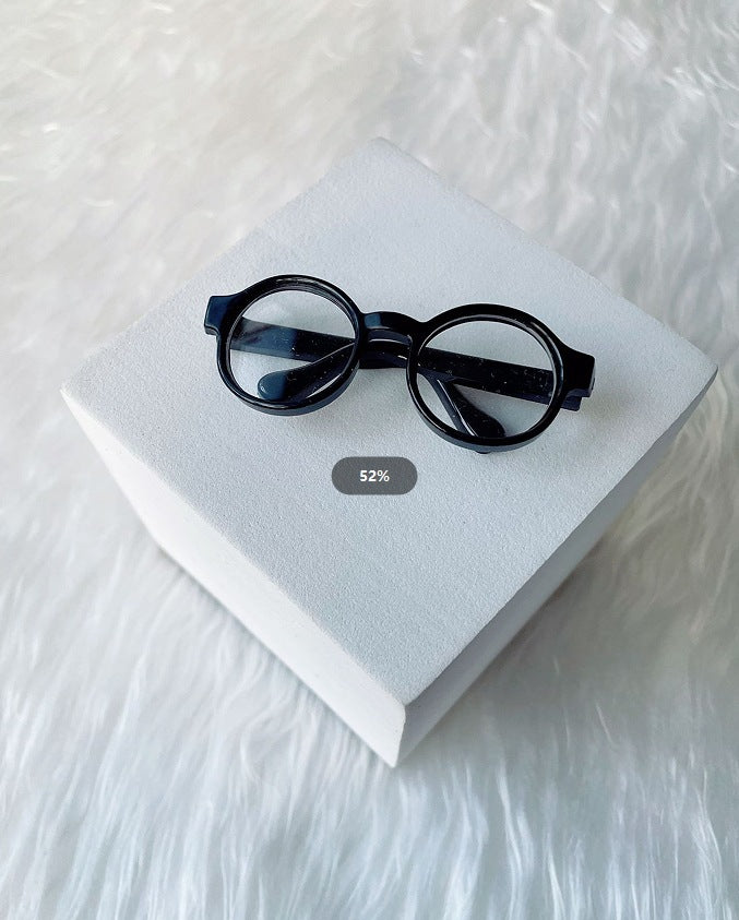 (only-clothes) Manufacturer Supply 6.5CM Glasses Self-Deprecating Bear Glasses Labubu Glasses Cotton Doll Glasses