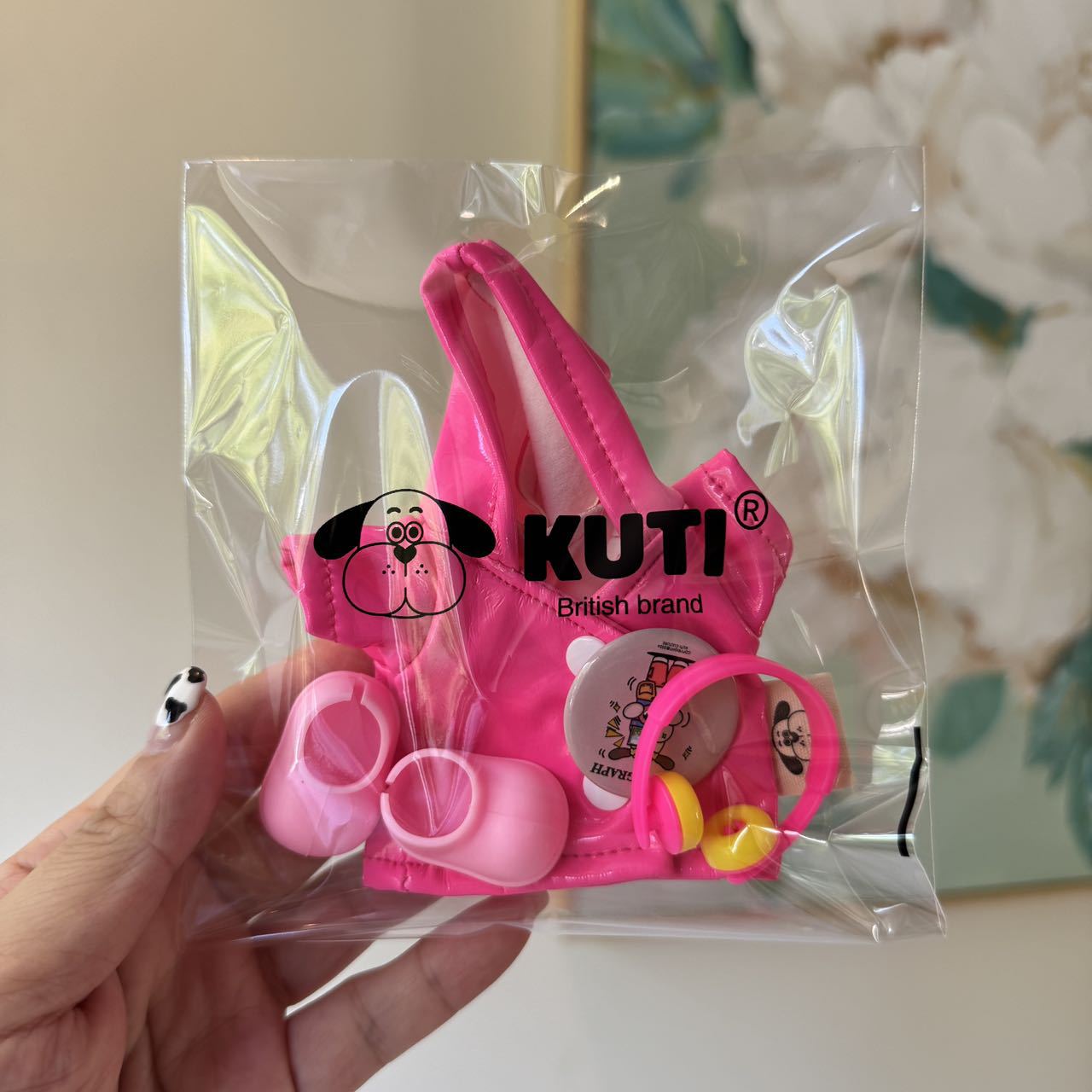 (only-clothes) Cartoon Labubu Doll Clothes Accessories Key Raincoat Exclusive Matching Doll Clothes Creative