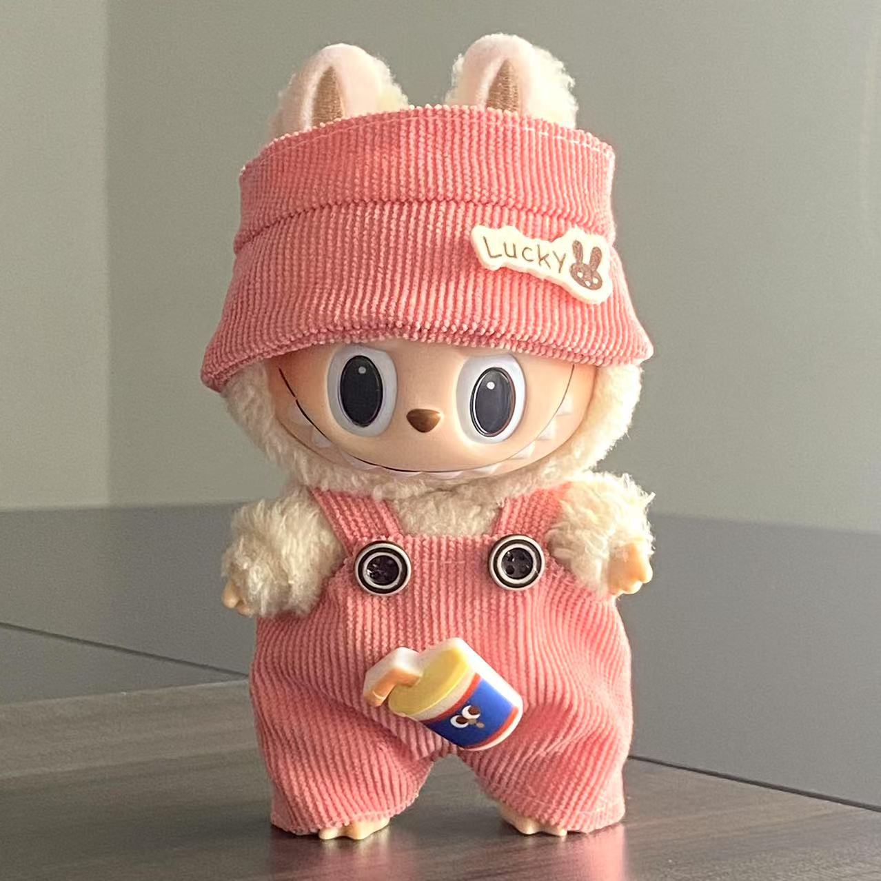 Labubu Doll Clothes Labubu Clothes 17cm First Second Third Generation Plush Vinyl Doll Dress Up Outfit Set 