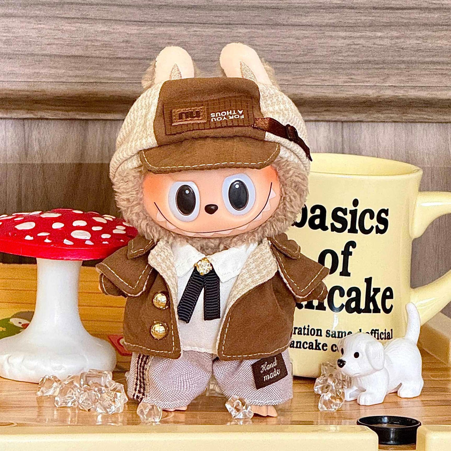 (only-clothes) Suitable for Labubu Sitting Party Baby Clothes First Second Third Generation Labubu Clothing Set Accessories and Peripheral