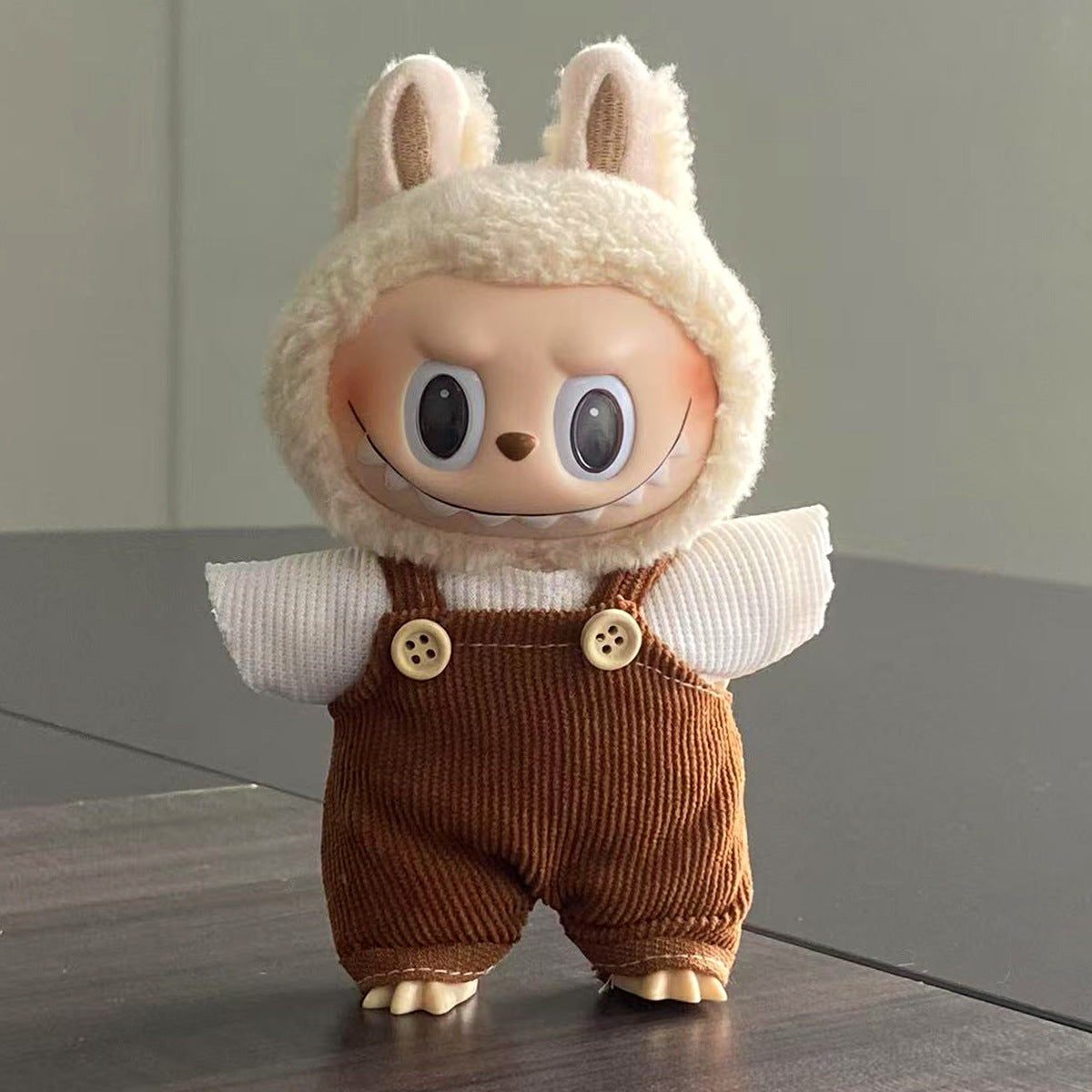Labubu Doll Clothes Labubu Clothes 17cm First Second Third Generation Plush Vinyl Doll Dress Up Outfit Set 