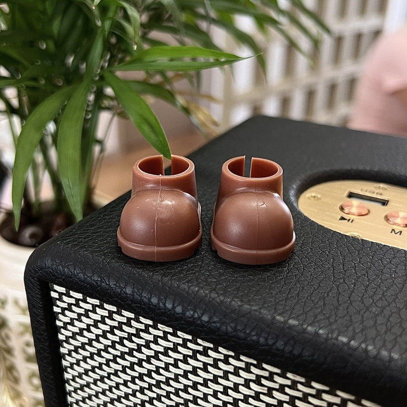 (only-clothes)[Only Shoes] Labubu Shoes Doll Short Boots Rain Boots 17cm Dress-Up Doll Accessories
