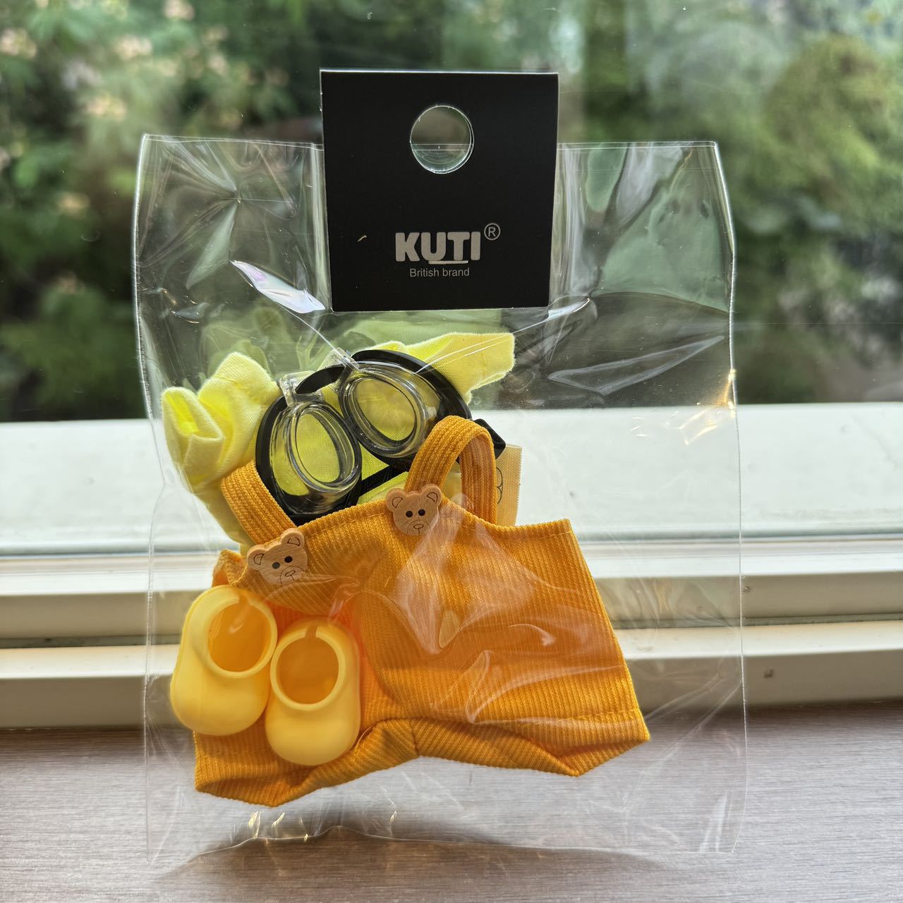 (only-clothes) Only Clothes] Labubu Doll Clothes Accessories Top Overalls Set with Shoes Glasses Labubu Clothes