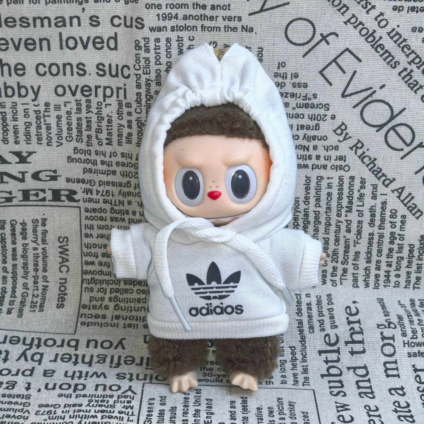 (only-clothes) Only Clothes] Second Generation Pendant Labubu Sitting Party Series Doll Clothes Hooded Sweatshirt LABUBU Clothes