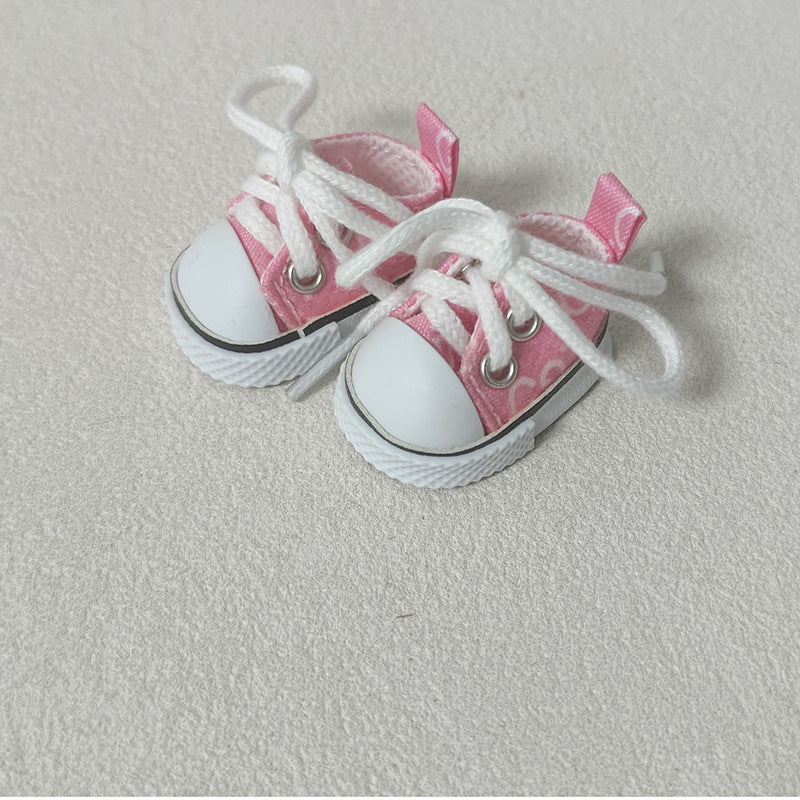 (only-clothes) Labubu Keychain Shoes 17CM Blind Box Labubu Dress-Up Toy Shoes 10CM Cotton Doll Shoes 3.8CM Shoes