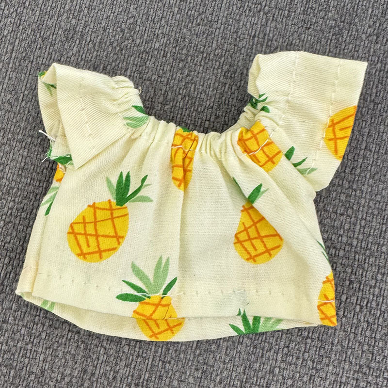 (Only-Clothes) 17cm Automobiles Curtain Cloth Pendant Doll Clothes Accessories Shorts Keychain Air Cotton Small Underpants Cloth Soft Toy Replacement