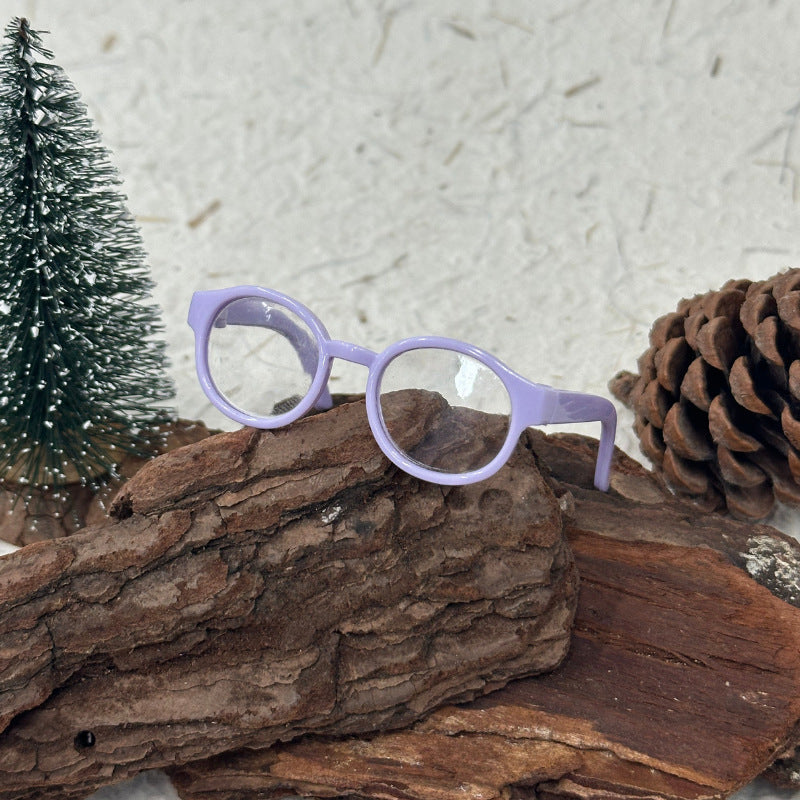 (only-clothes) Labubu Glasses EXO Doll Mini Glasses Toy Accessories 1/3 BJD Doll 60cm Leaf Loli 6.5 Length