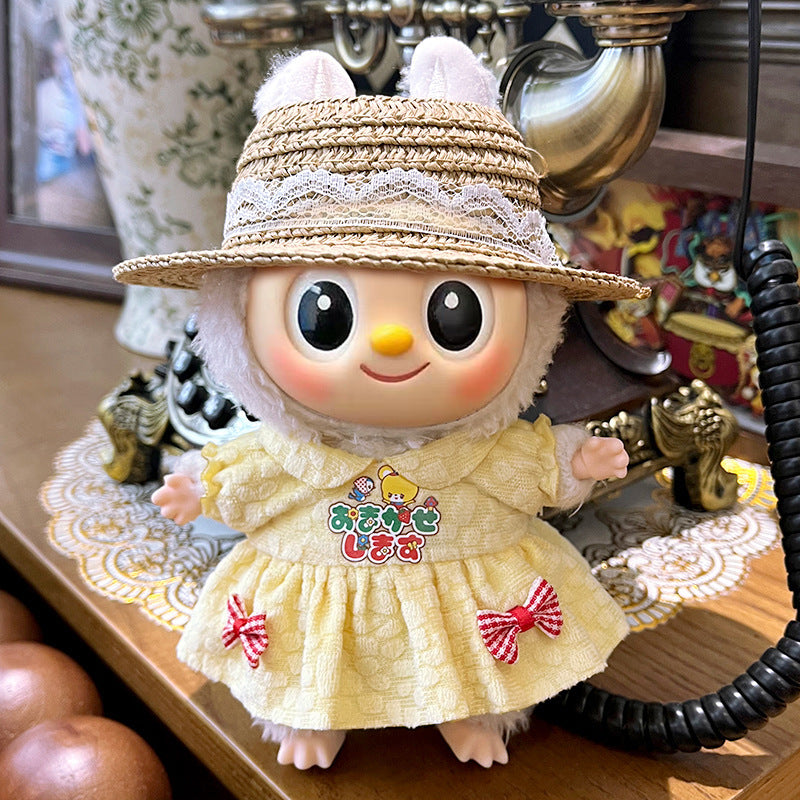 (only-clothes) Suitable for Labubu Sitting Party Doll Clothes First, Second, and Third Generation Blind Box Labubu Doll Clothes Wholesale