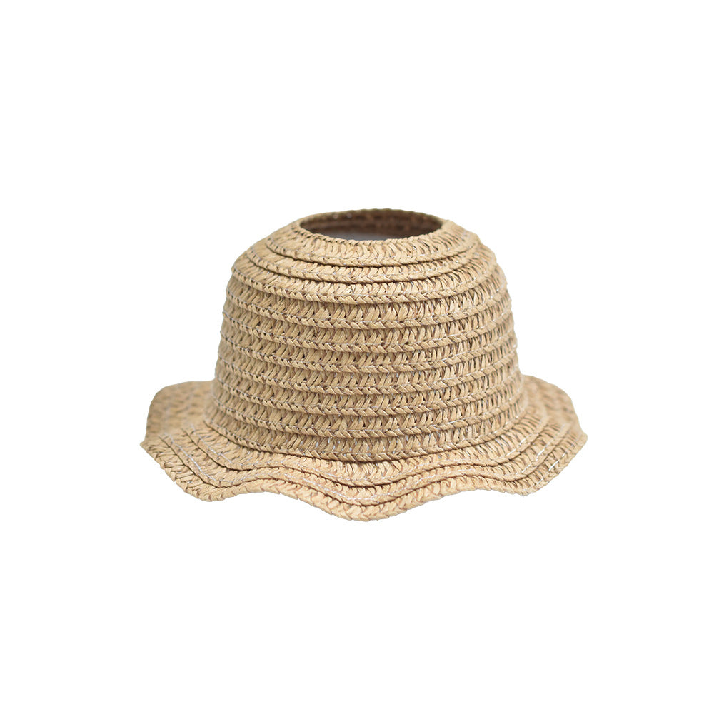 (only-clothes) LABUBU Doll Hat LABUBU Straw Hat First Second Third Generation Blind Box Earless Doll Hat Open Top Sitting Party Hat
