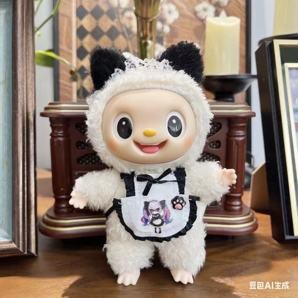 (only-clothes) Suitable for Labubu Sitting Party Doll Clothes First, Second, and Third Generation Blind Box Labubu Doll Clothes Wholesale