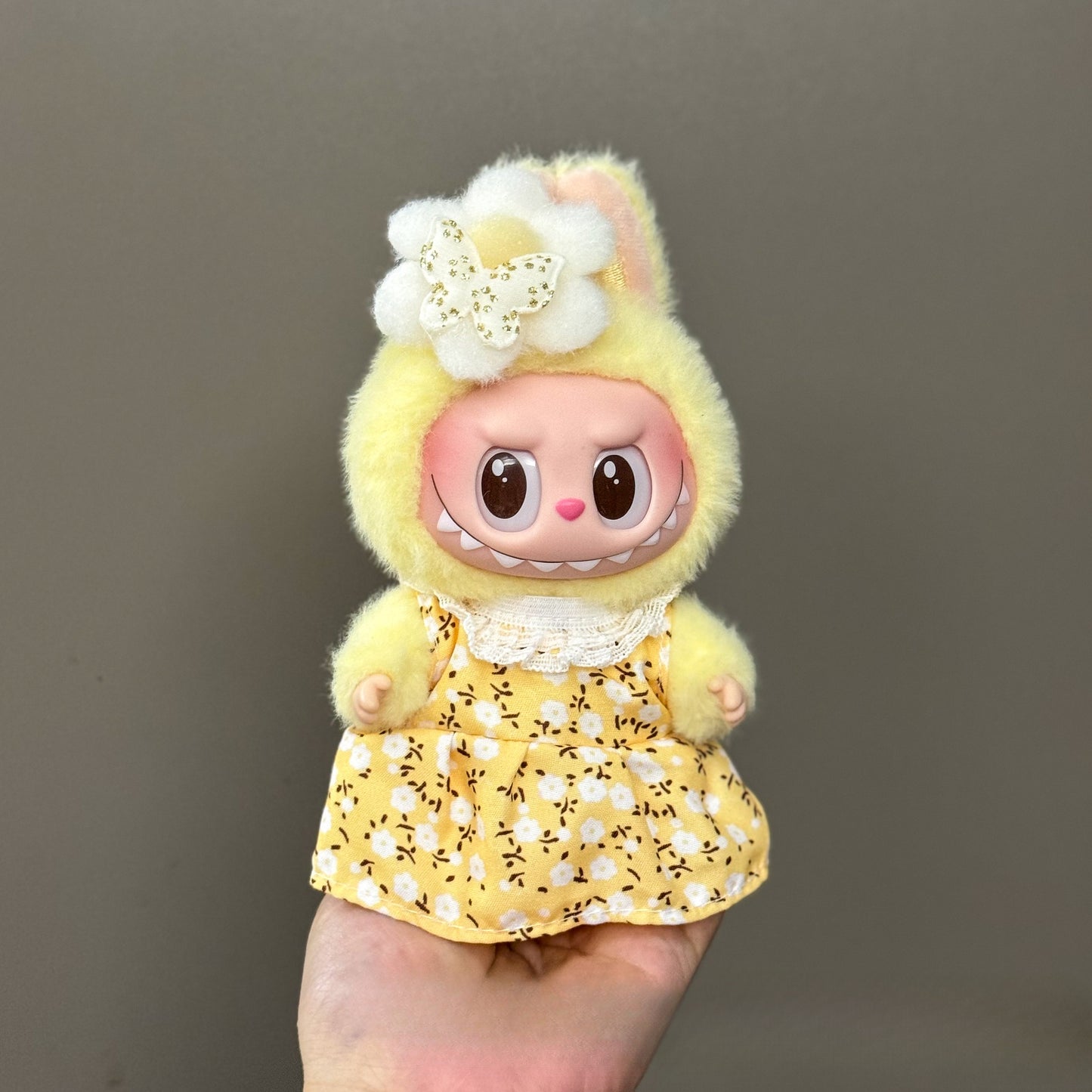 (only-clothes) Suitable for Labubu Doll Clothes 123 Generation Labubu Clothes 17cm Pendant Plush Doll Outfit Dress