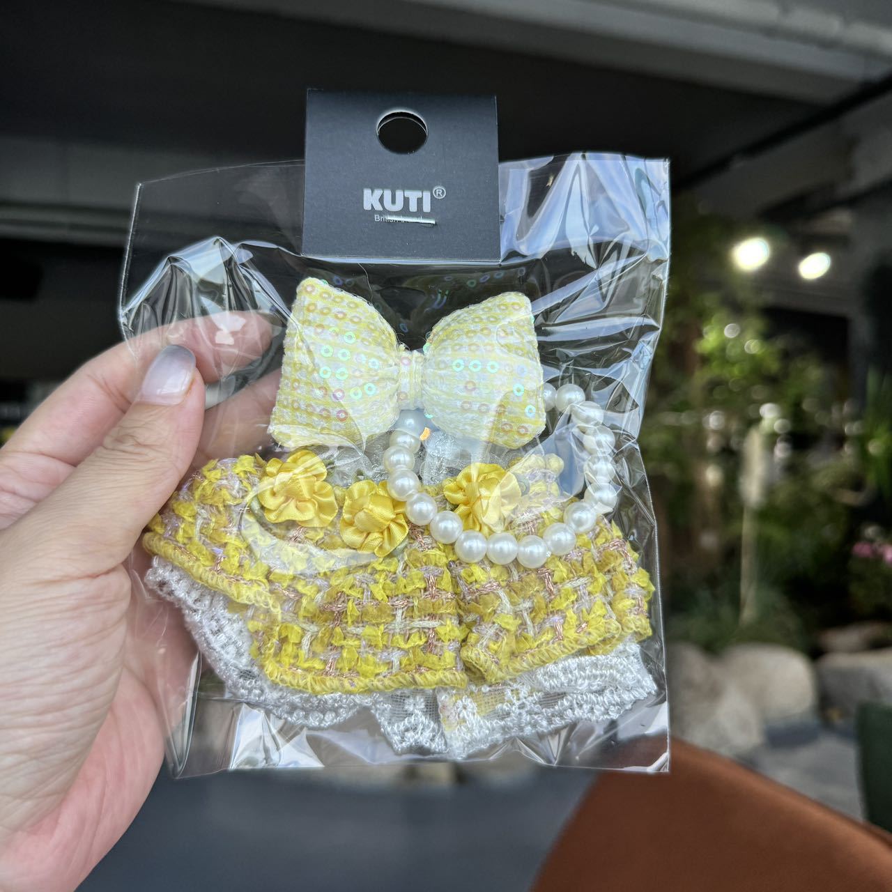 [Only Clothes] Labubu Doll Clothes Butterfly Dress 17cm Pendant Doll Accessories Labubu Clothes 