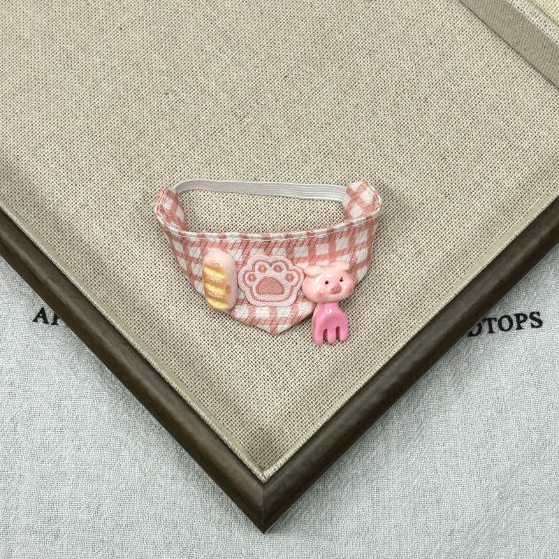 (only-clothes)[Only Clothes] Cute Labubu Doll Clothes Triangle Scarf Scarf 10-17cm Super Cute Doll Hat Clothes