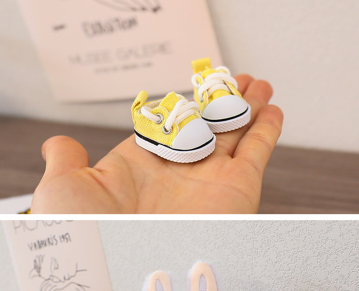 (only-clothes) Suitable for Labubu Doll Shoes Collection First Second Third Generation Keychain Blind Box Labubu Shoes Dress-Up Toy Shoes Only