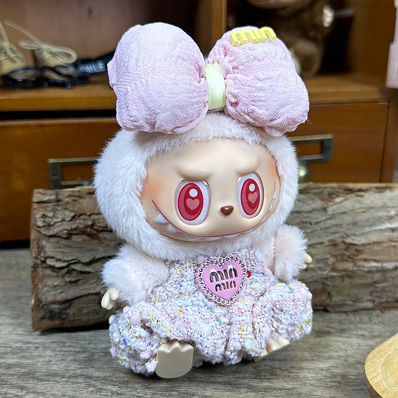 (only-clothes)Only applicable to clothing labubu Sitting Party Baby Clothes First, Second, and Third Generation Blind Box Labubu Baby Clothes Plush