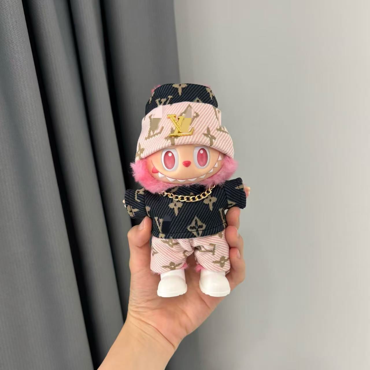 (Only-Clothes) [Only Doll Clothes] Pop Mart 15/17cm Labubu Generation/Second Generation/Third Generation Fashion Doll Clothes Suit 08