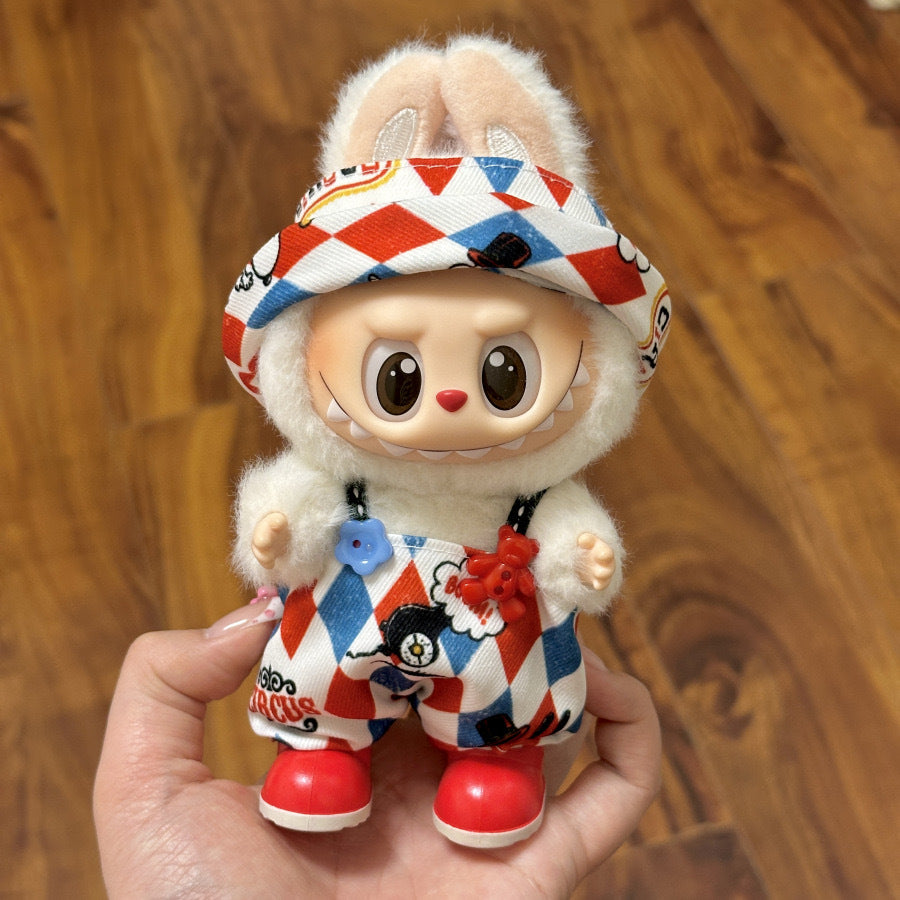 (only-clothes) Only Selling Clothes] First and Second Generation Keychain Labubu Clothes Pendant Labubu Doll Clothes Sunshine Little Craftsman Strap