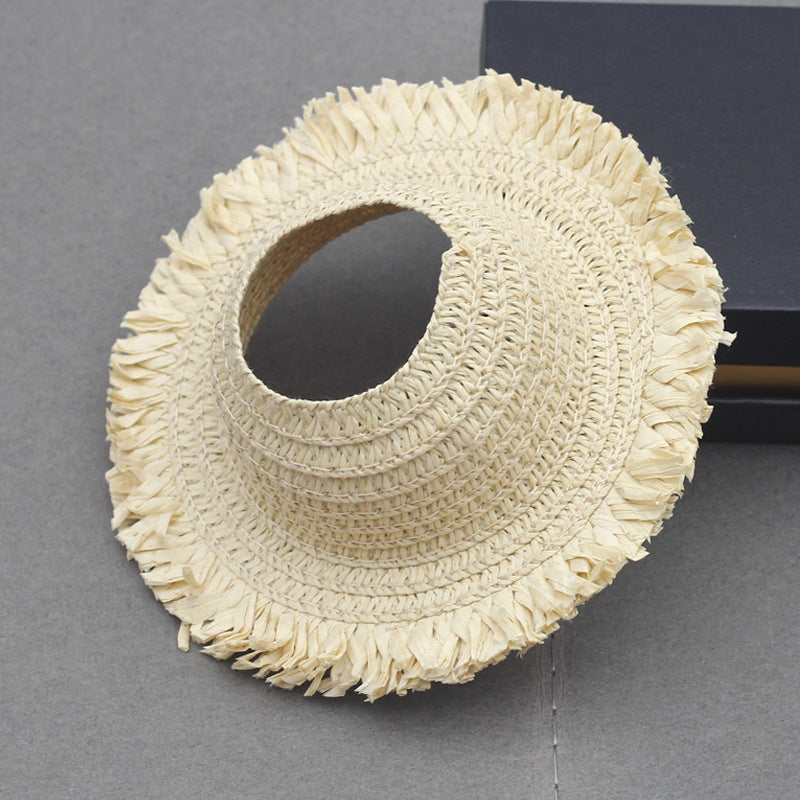 (only-clothes) Pendant Labubu Doll Dress Accessories First Second Third Generation Blind Box Labubu Doll Open Top Knitted Straw Hat