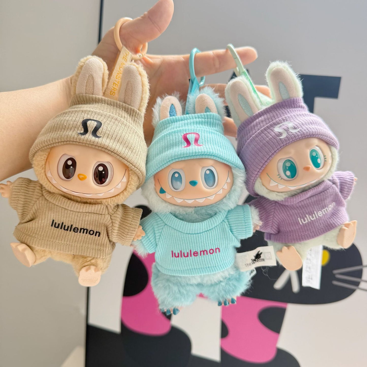 (only-clothes) Only Clothes] First Second Third Generation Blind Box Labubu Clothes LABUBU Replacement Trendy Casual Set Elastic Hat New