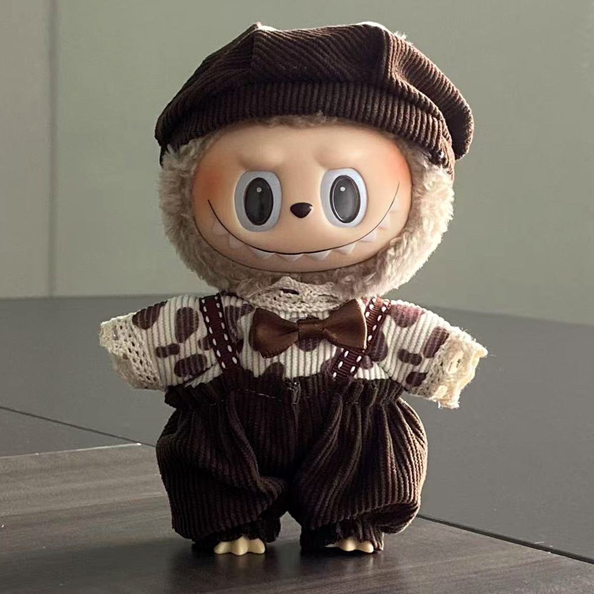 Labubu Doll Clothes Labubu Clothes 17cm First Second Third Generation Plush Vinyl Doll Dress Up Outfit Set 