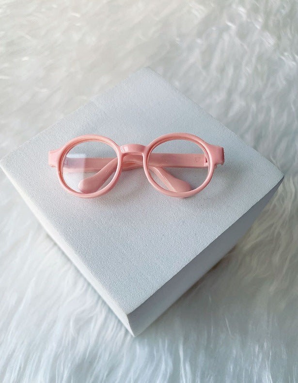 (only-clothes) Manufacturer Supply 6.5CM Glasses Self-Deprecating Bear Glasses Labubu Glasses Cotton Doll Glasses