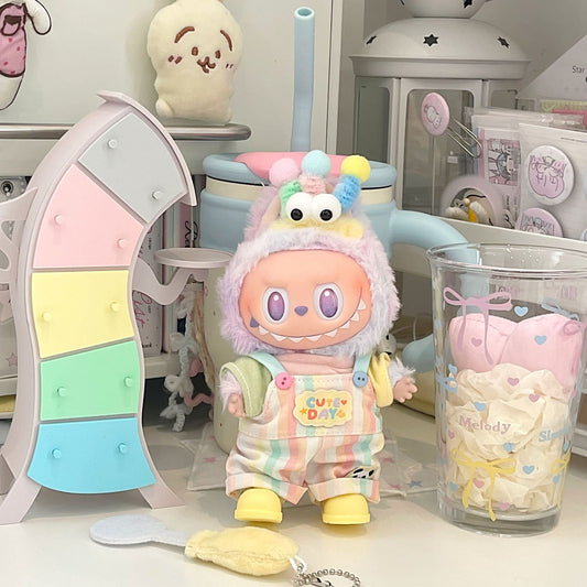 Labubu Doll Clothes 17cm First Second Third Generation Doll Dress Up Clothes Interchangeable Outfit Set Labubu Clothes