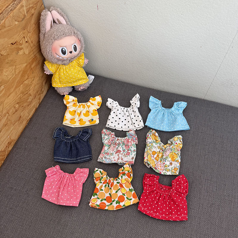 (Only-Clothes) 17cm Automobiles Curtain Cloth Pendant Doll Clothes Accessories Shorts Keychain Air Cotton Small Underpants Cloth Soft Toy Replacement
