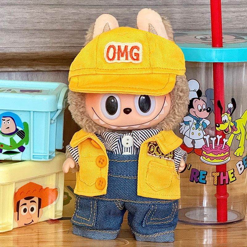 (only-clothes) Suitable for Labubu Sitting Party Baby Clothes First Second Third Generation Labubu Clothing Set Accessories and Peripheral