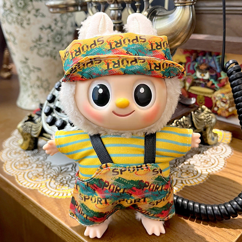 (only-clothes) Suitable for Labubu Sitting Party Doll Clothes First, Second, and Third Generation Blind Box Labubu Doll Clothes Wholesale