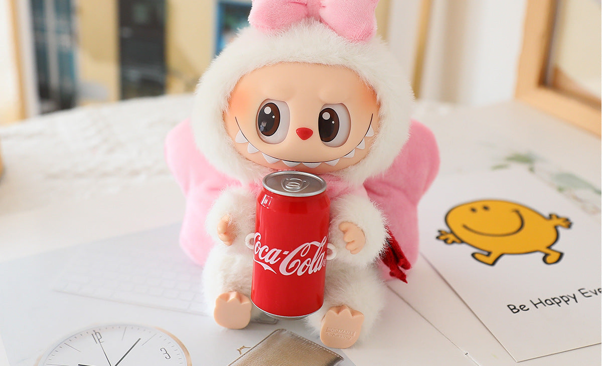(only-clothes) Suitable for First, Second, and Third Generation Labubu Clothing, Labubu Pendant, Bowknot Baby Clothes Replacement